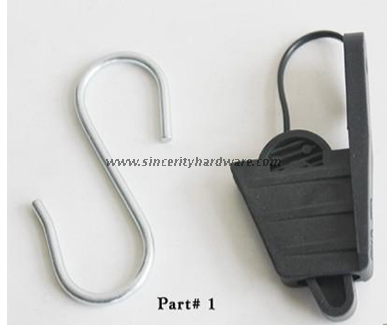 SHC-H: Plastic Fiber Optical Drop Wire Clamp 