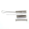 Six Pair Stainless Steel Drop Wire Clamp with Serrated Shim