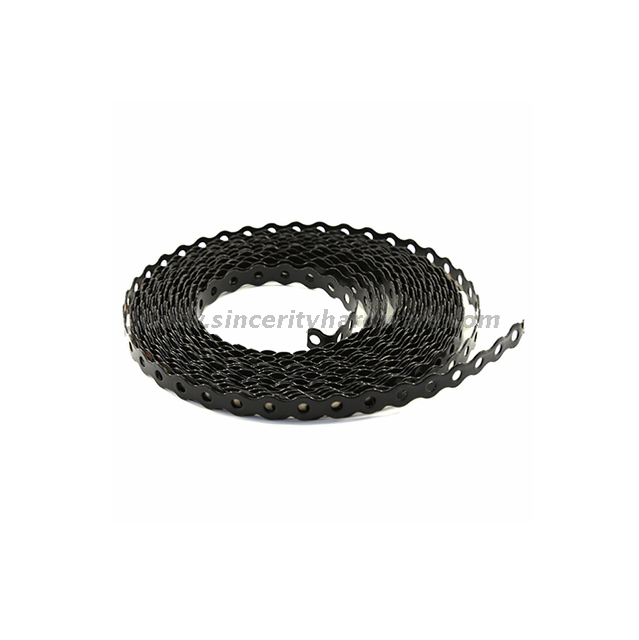Galvanized wood connector strapping band