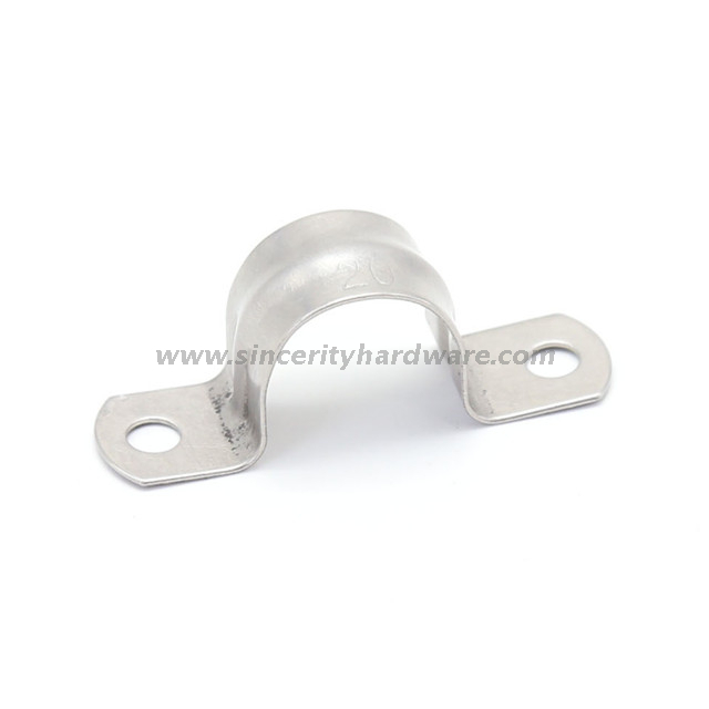 StainlessSteel20mm Saddle Pipe Clamp two hole