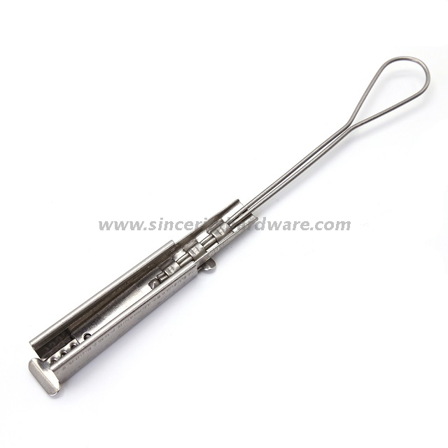 1-2 Pair Stainless Steel 201 Drop Wire Clamp with Dimpled Shim