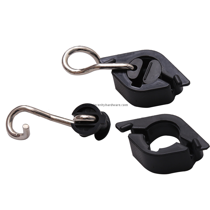 Plastic Drop Wire Clamp With Hook 