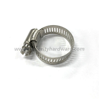 Americian Type Stainless Steel Worm Drive Hose Clamp