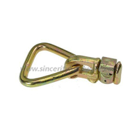 Double Stud Airline Cargo L track Fitting With Pear Link