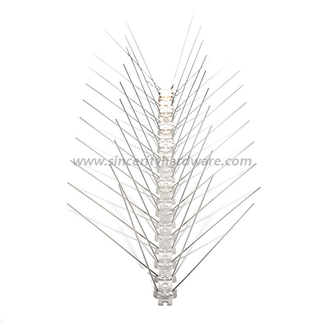 SHPC-53: Size 50CM Eco-friendly Bird Control Spikes with Plastic Base