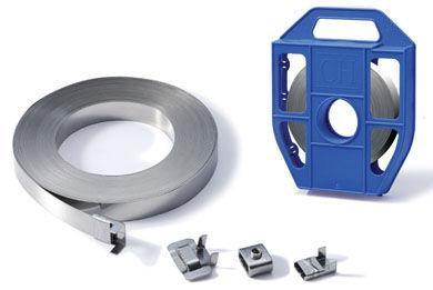 Using stainless steel banding strap